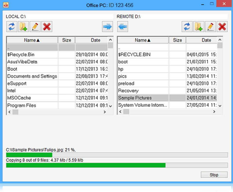 AeroAdmin screenshot 1