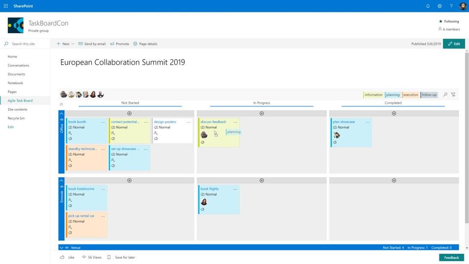 Agile Task Board screenshot 2