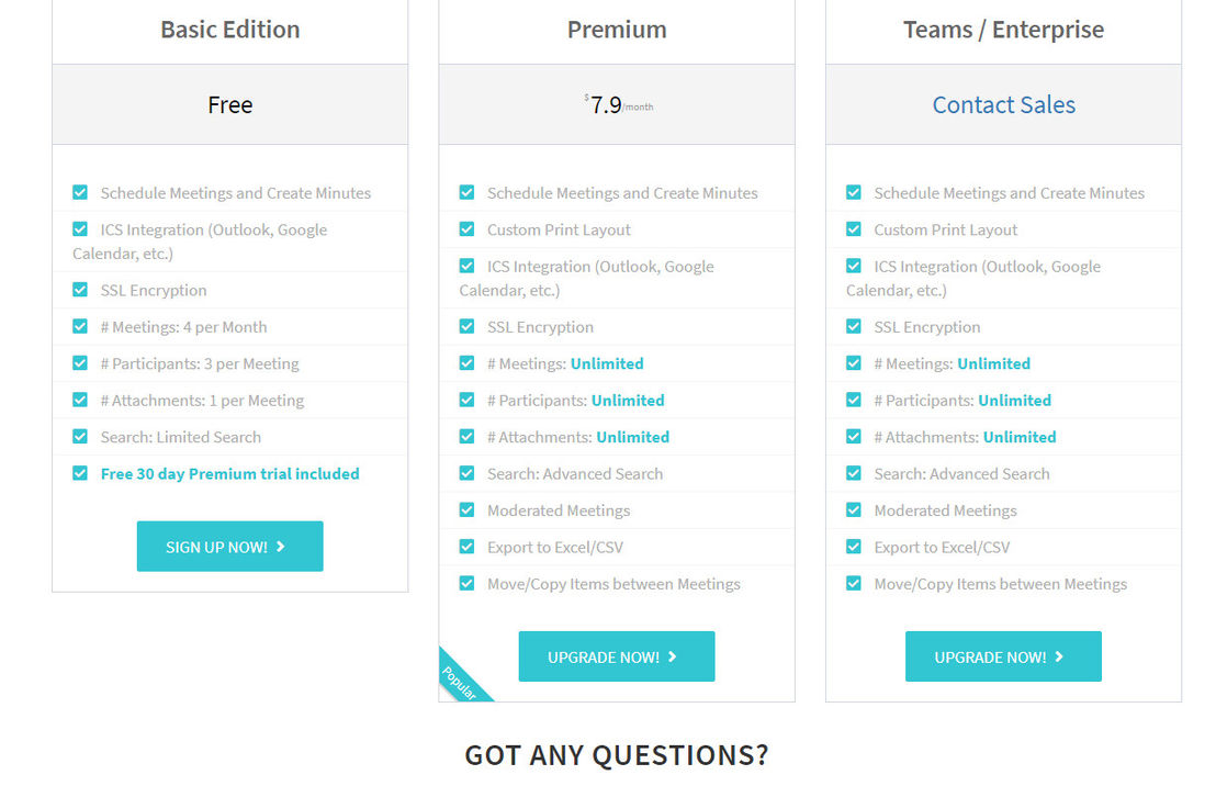 AgreeDo pricing 1