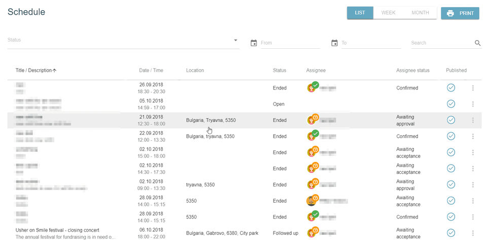 AidSpace screenshot 2