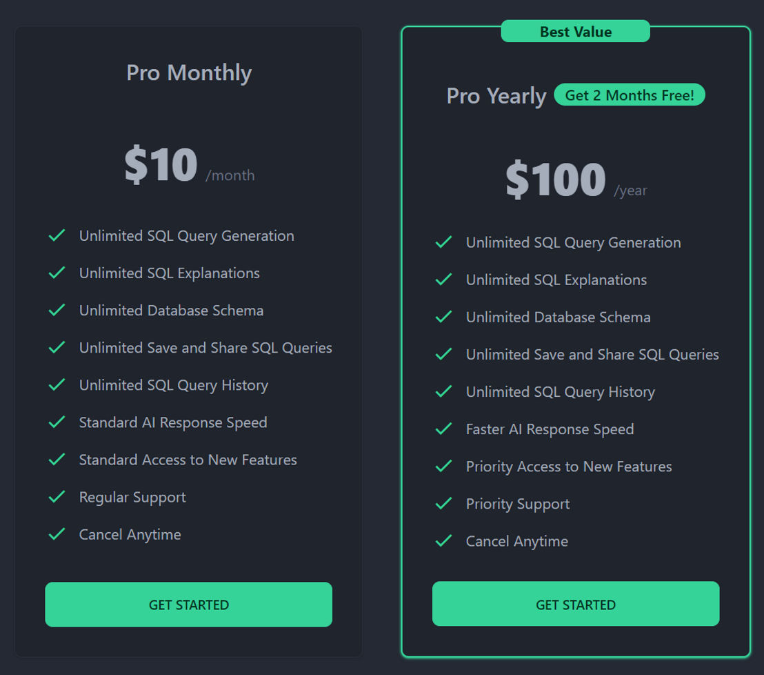 AI Query pricing 1