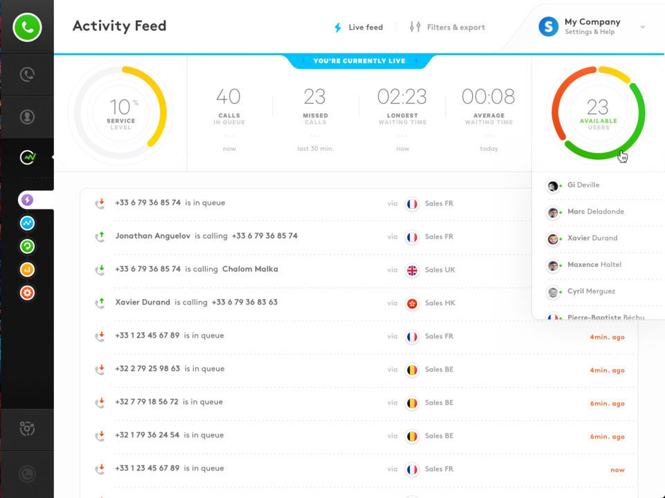 Aircall screenshot 3