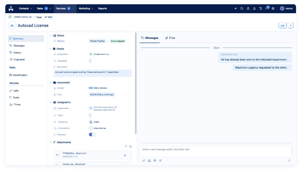 Airdesk screenshot 1