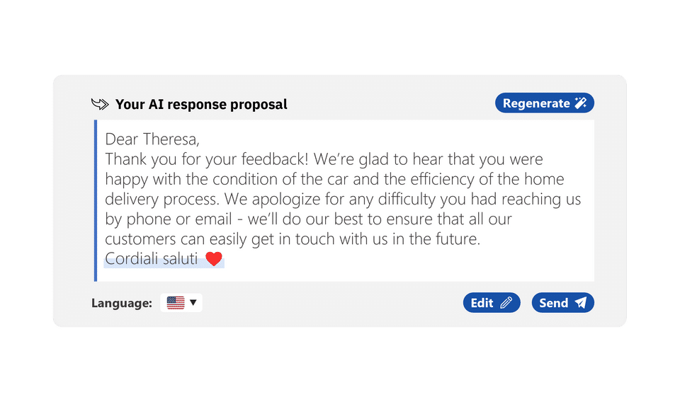 AI Review Reply Assistant screenshot 1