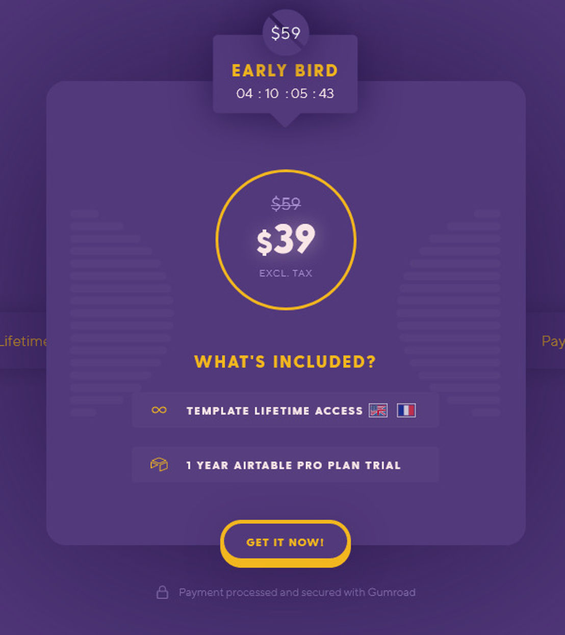 Airtable Invoice Maker pricing 1