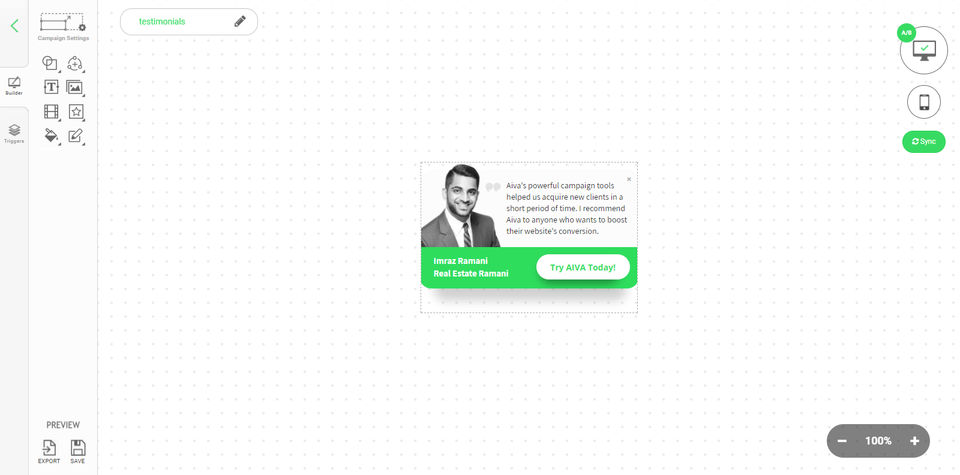 Aiva Labs screenshot 2
