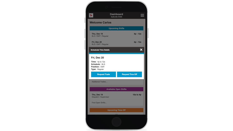 Aladtec screenshot
