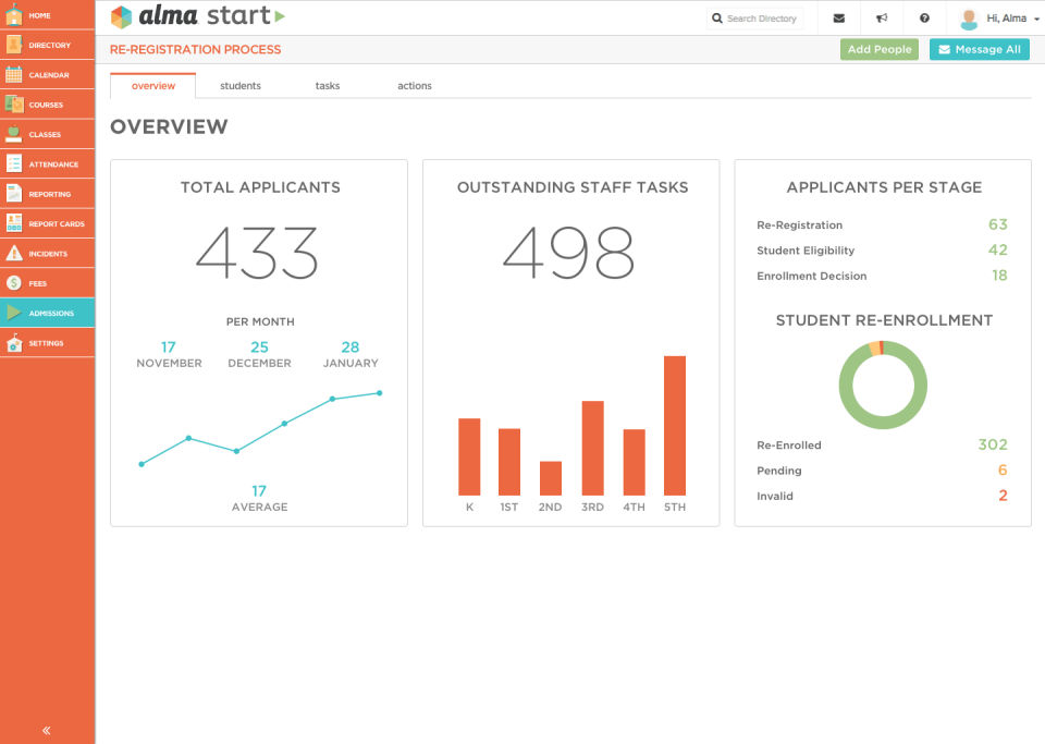 Alma screenshot