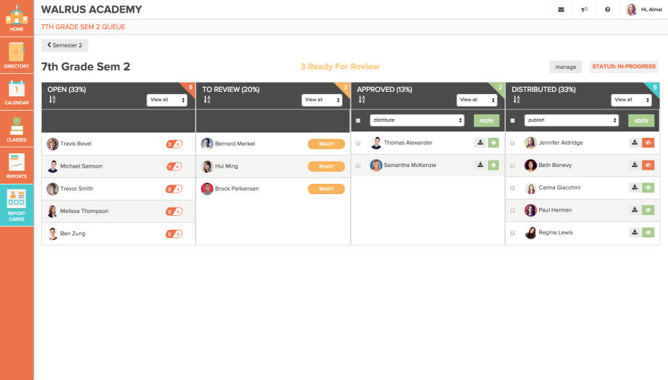 Alma screenshot