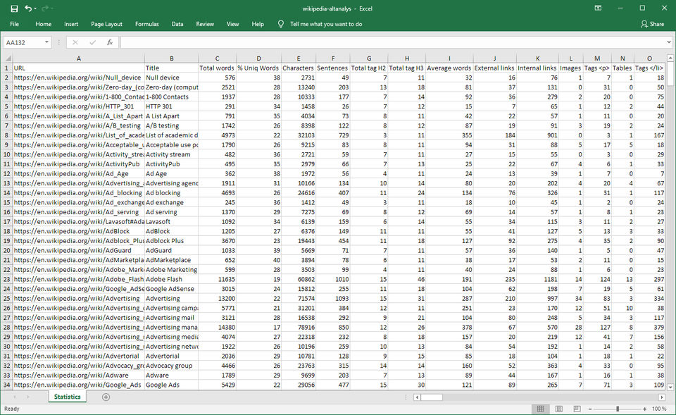 Altanalys screenshot 1
