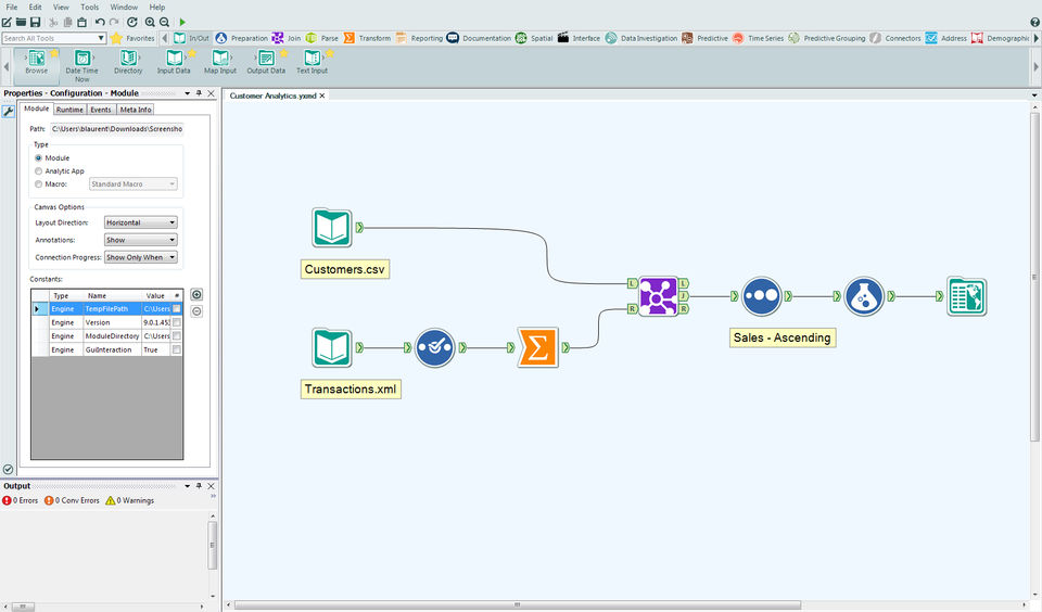 Alteryx screenshot 4