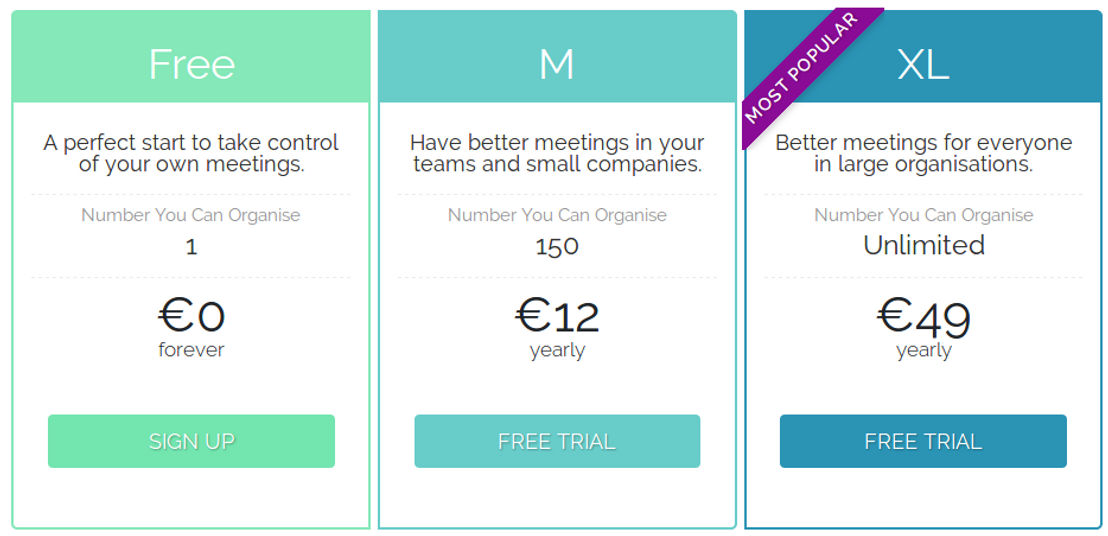 Amazemeet pricing 1