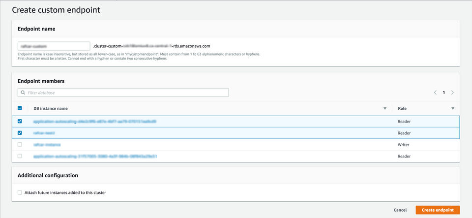 Amazon Aurora screenshot