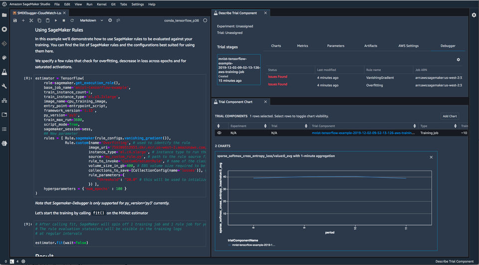 Amazon SageMaker screenshot 2