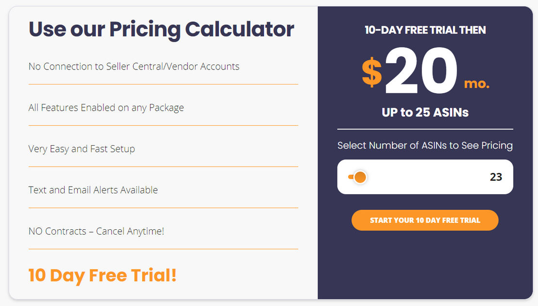 AMZ Alert pricing 1
