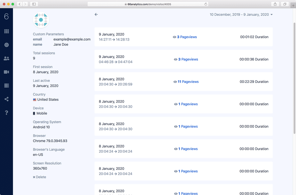 66Analytics screenshot 3
