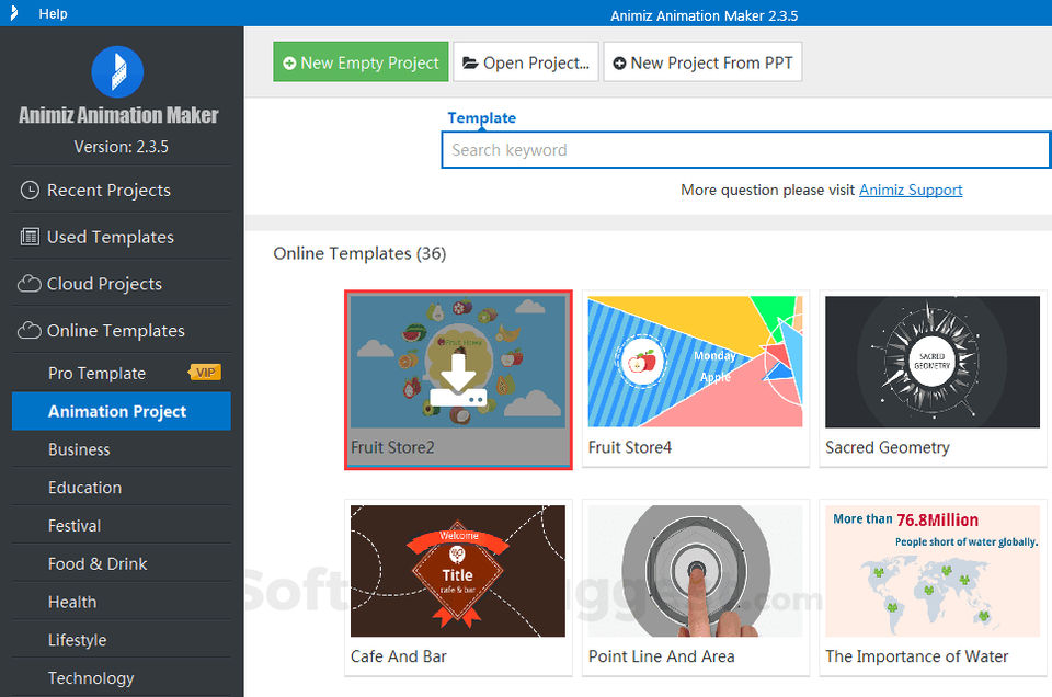 Animiz screenshot 1