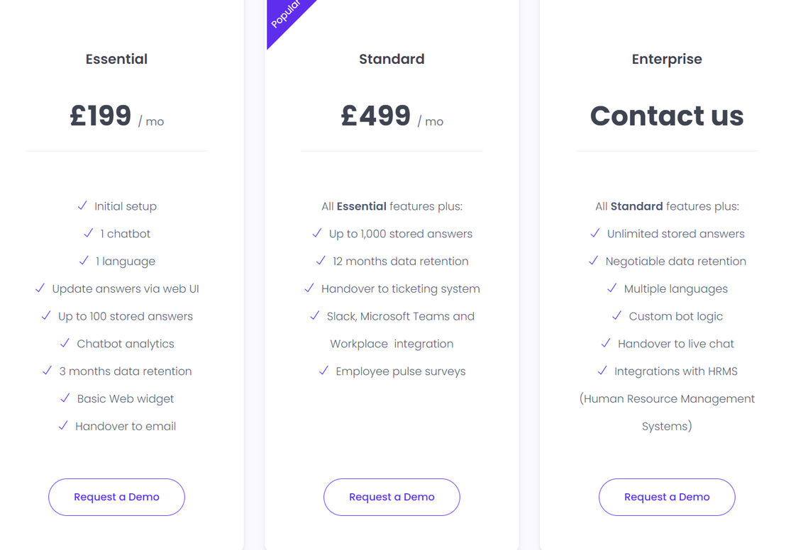 Answermatic pricing 1