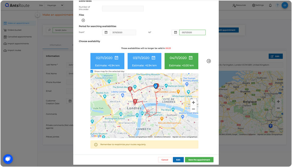 AntsRoute screenshot 1