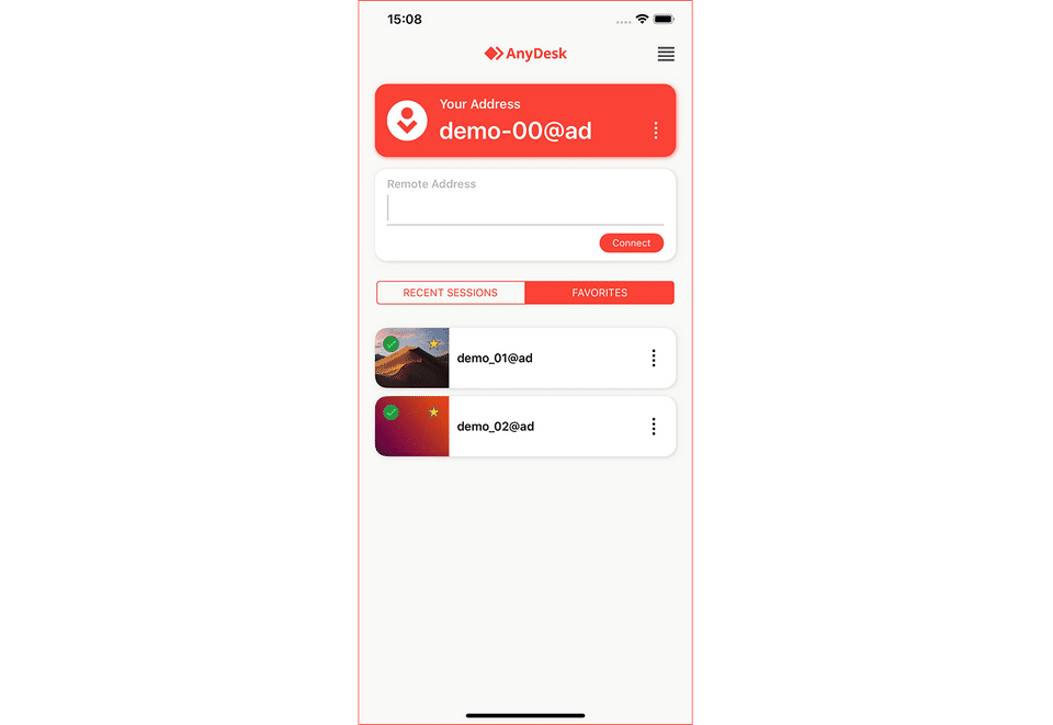 AnyDesk screenshot 2