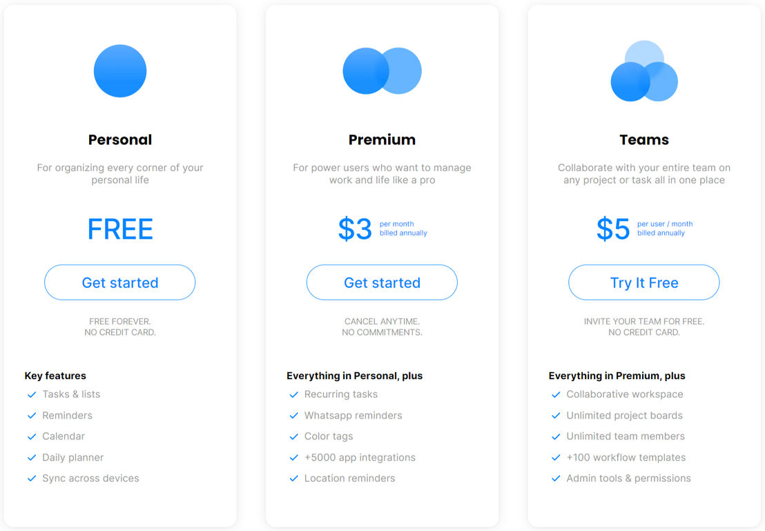 Any.do pricing 1