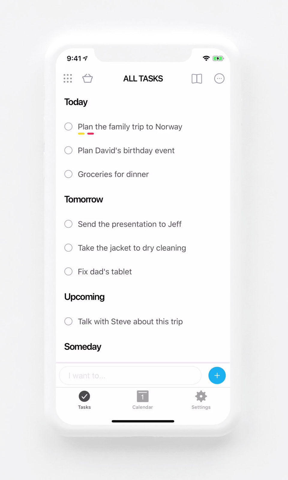 Any.do screenshot 1