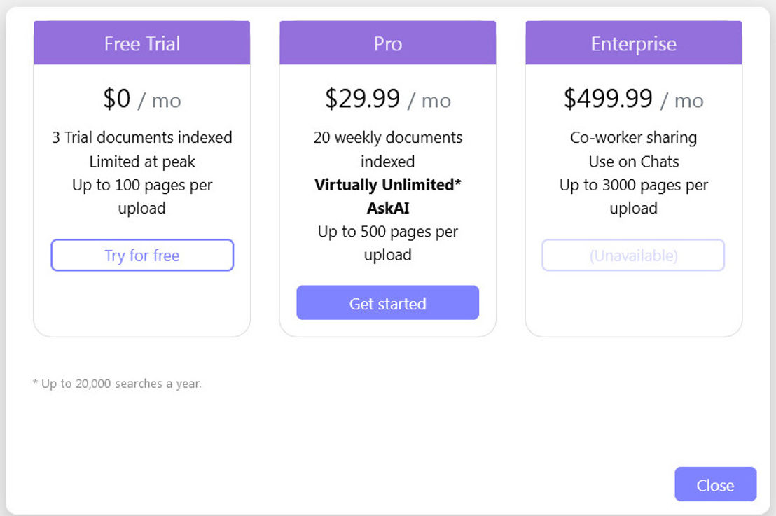 AnyQuestions.ai pricing 1