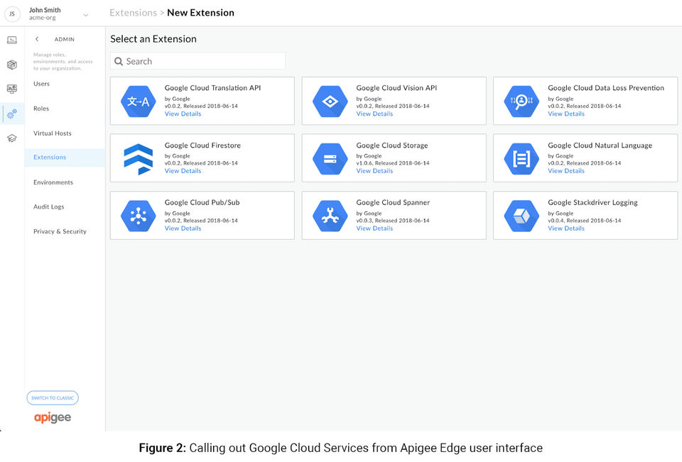 Apigee Edge screenshot