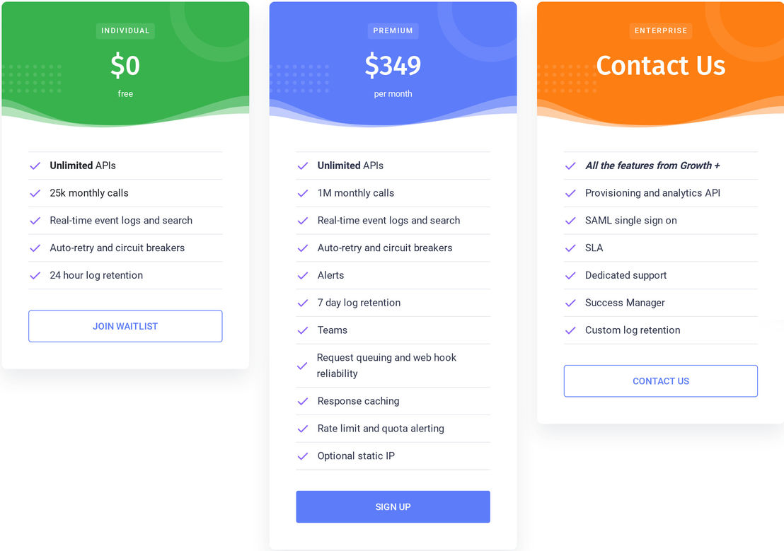 API Tracker screenshot 1