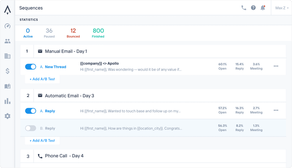 Apollo.io screenshot 2