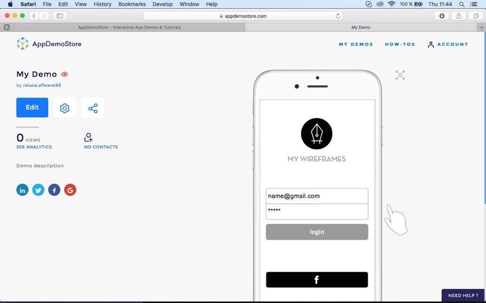 AppDemoStore screenshot