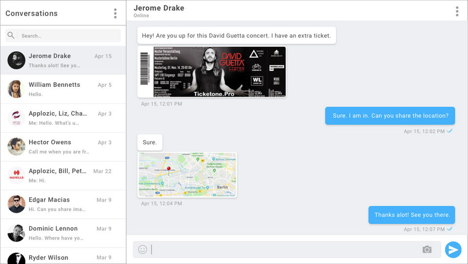 Applozic screenshot 2