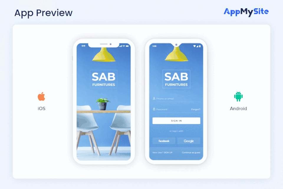 AppMySite screenshot 2