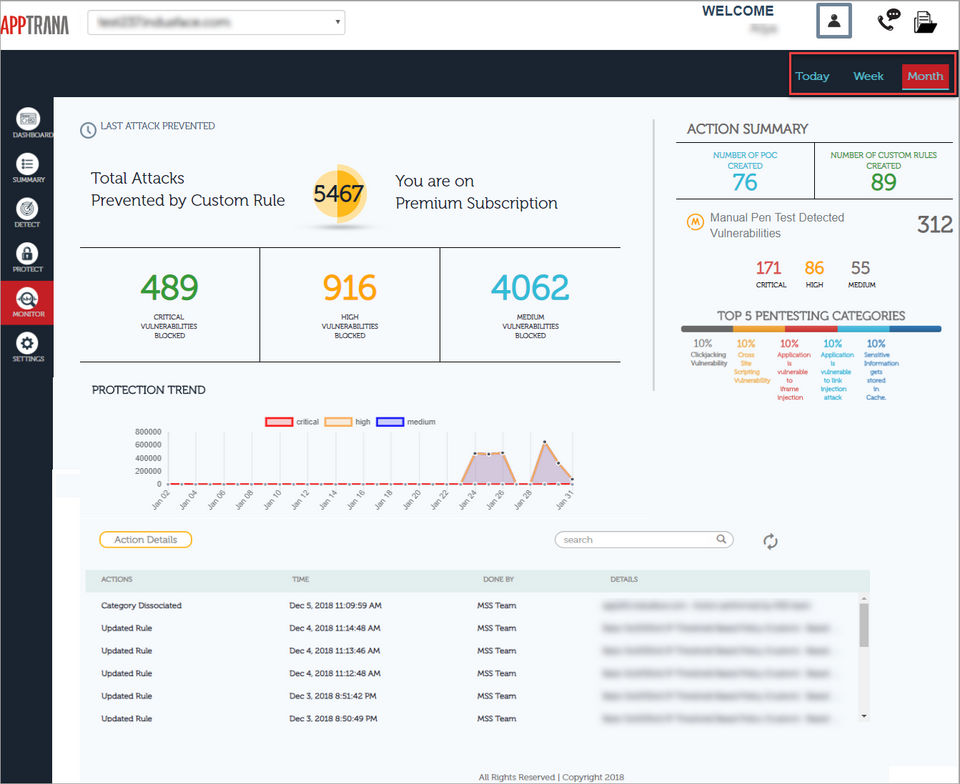 AppTrana screenshot 1