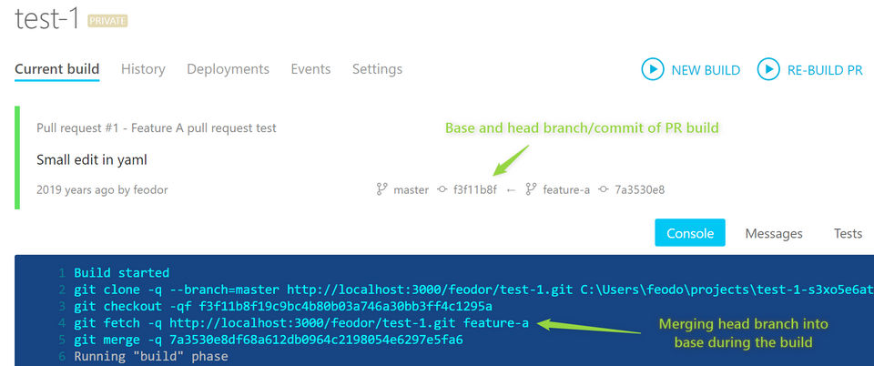 AppVeyor screenshot 3