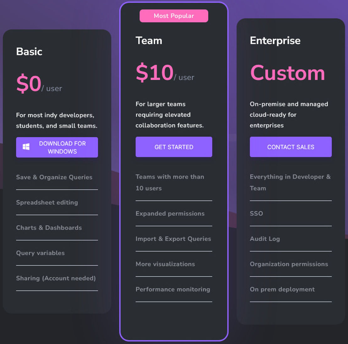 Arctype screenshot 2