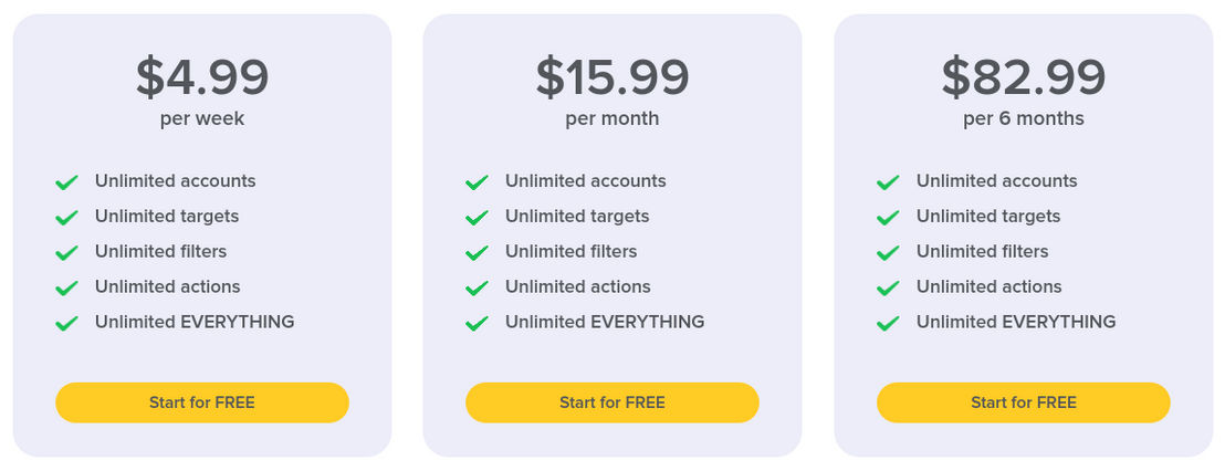 Arseny pricing 1