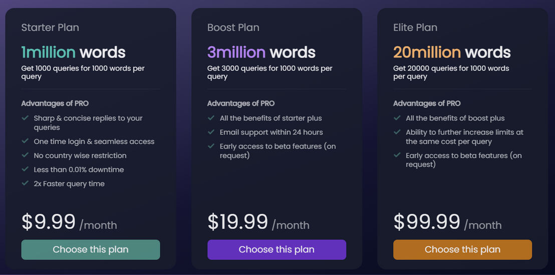 Arvin pricing 1