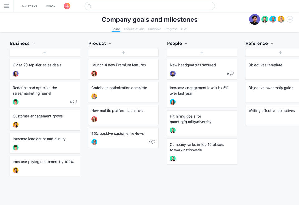 Asana screenshot 2