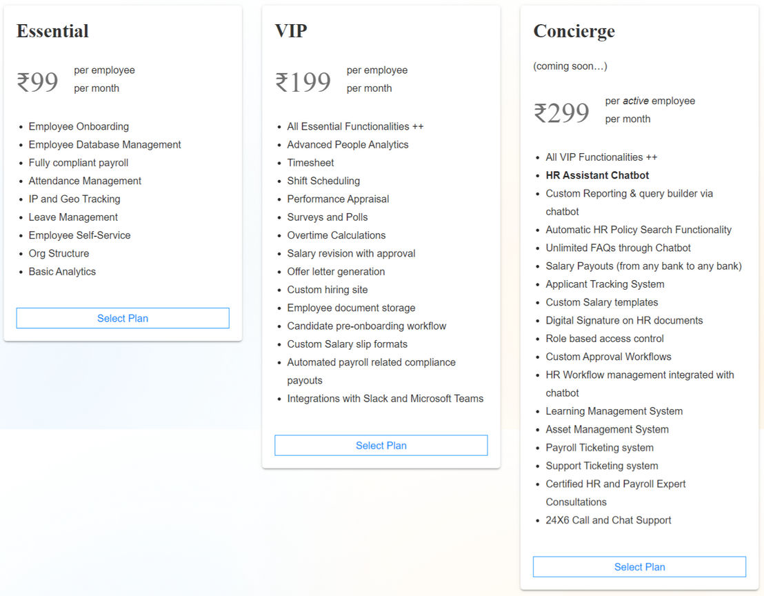 Asanify pricing 1