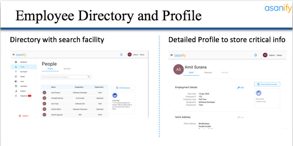 Asanify screenshot 2