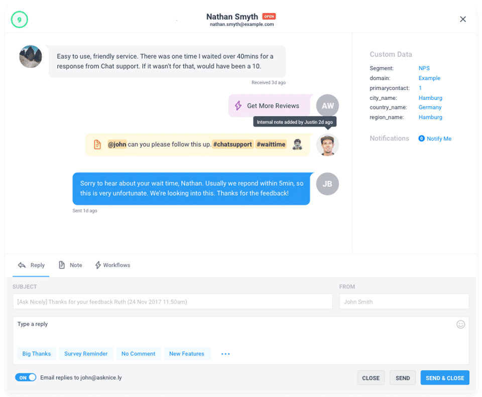 AskNicely screenshot 3