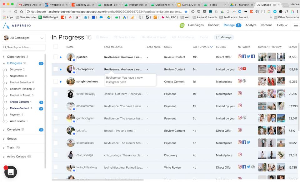 AspireIQ screenshot 1