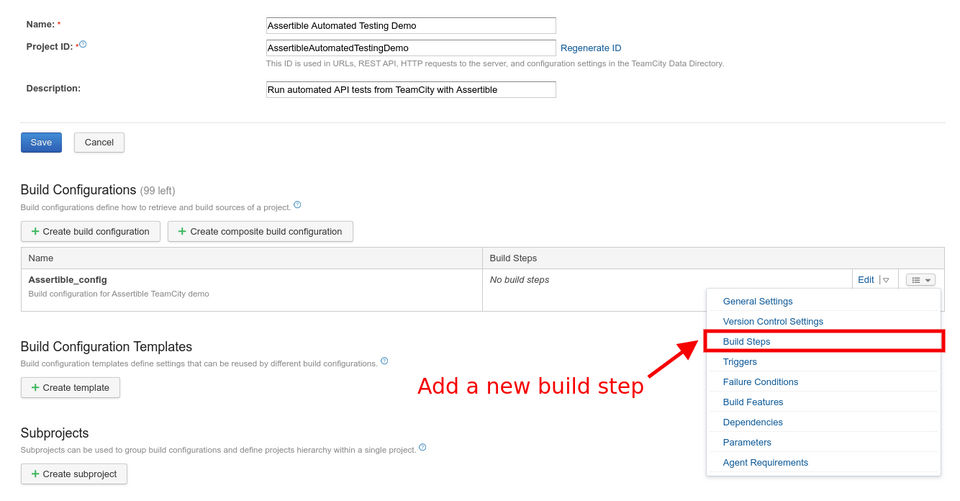 Assertible screenshot 1