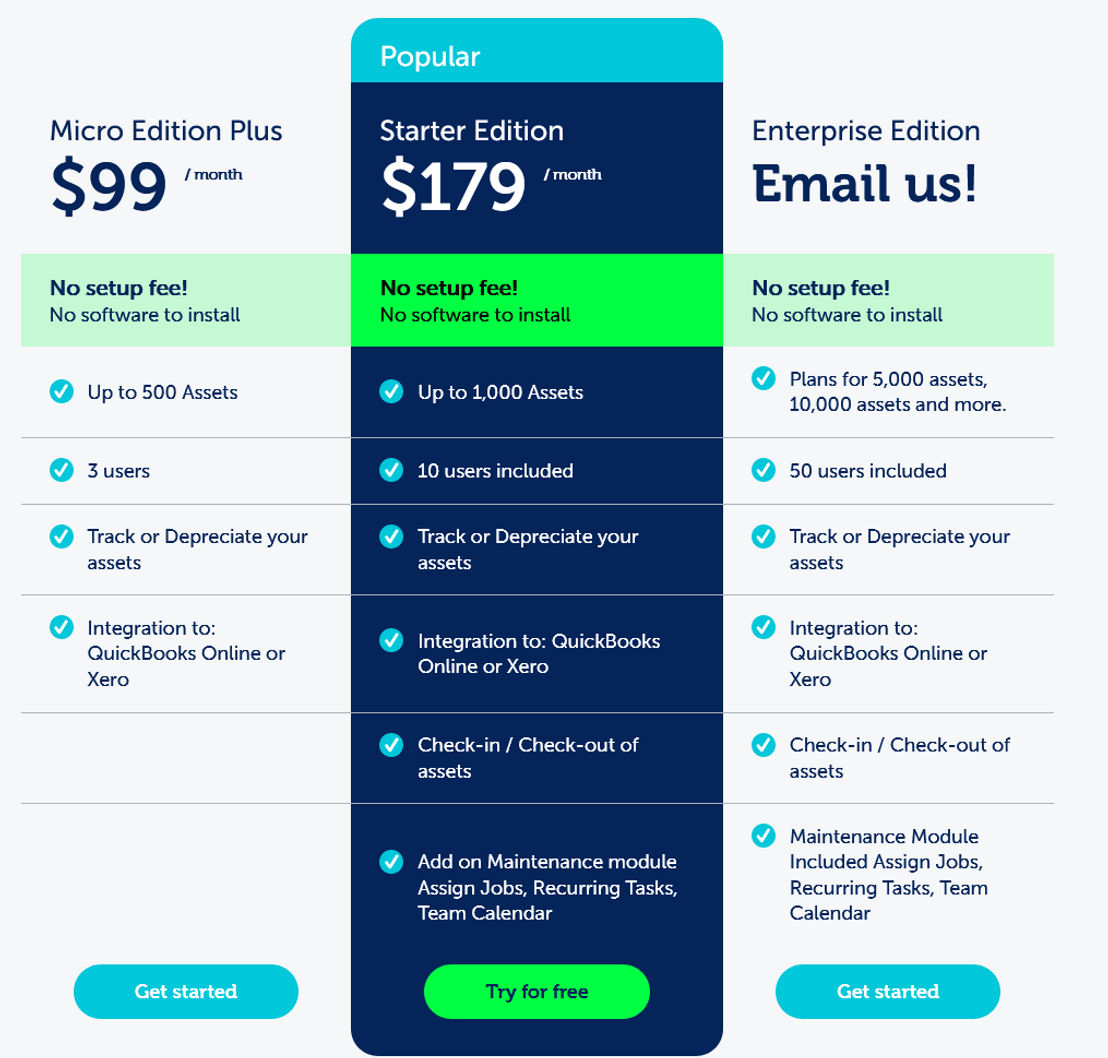 Asset Guru pricing 1
