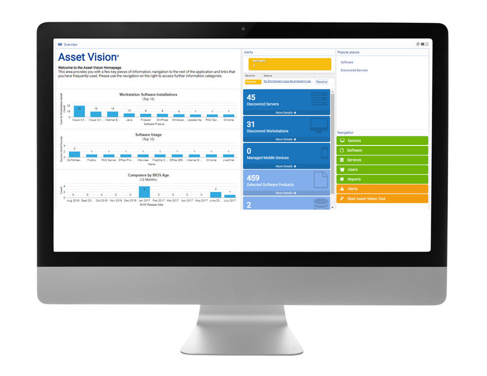 Asset Vision Workstation screenshot