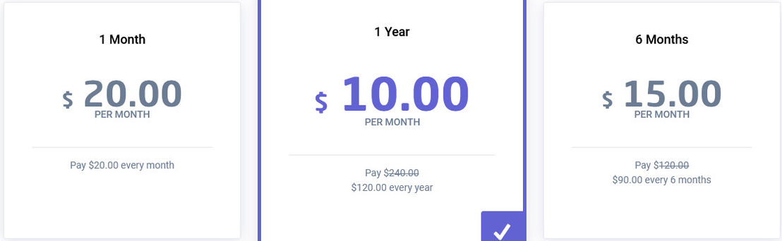 Astrill VPN pricing 1