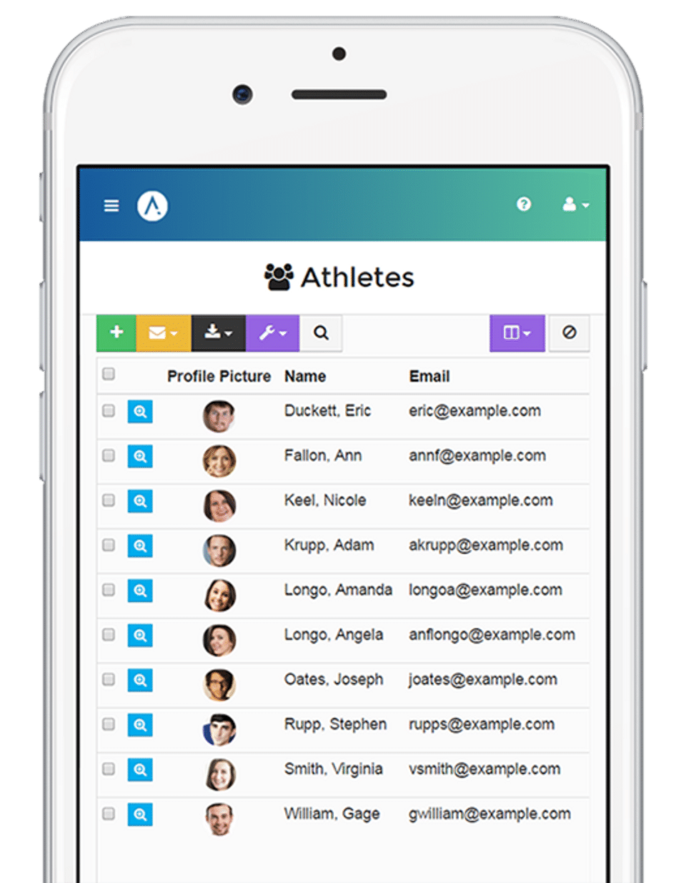 AthletaDesk screenshot