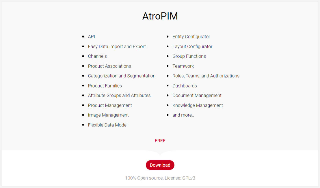 AtroPIM pricing 1