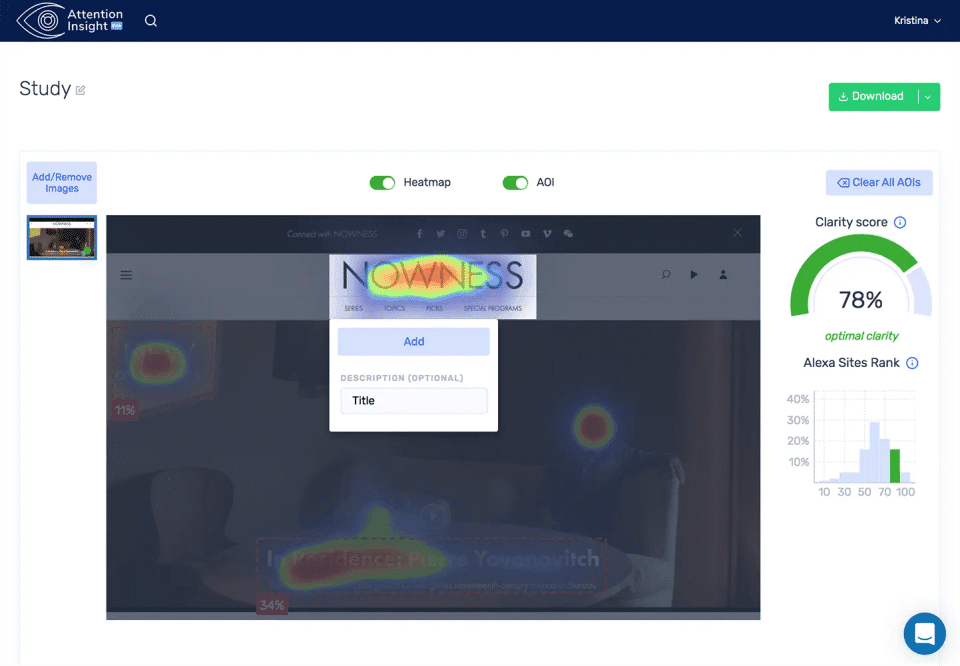 Attention Insight screenshot 2